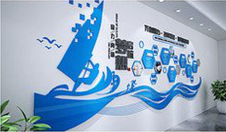玉屏海浪主题文化墙如何设计？