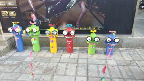 玉屏商业区彩绘