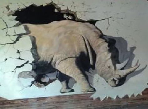 玉屏在墙绘中，如何绘制3D效果？