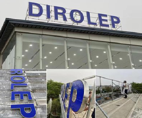 玉屏楼顶发光字安装的注意事项。